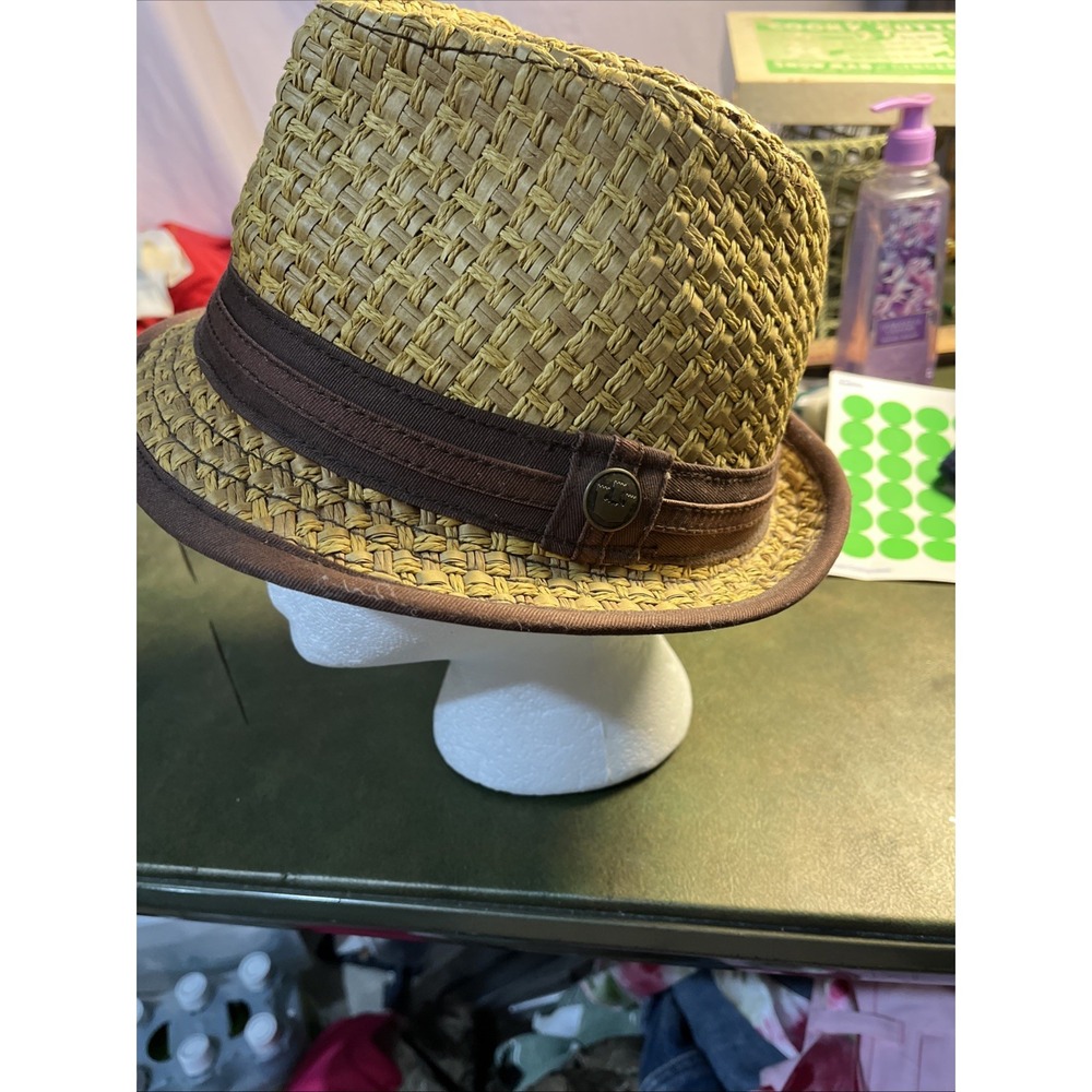 Goorin Bros. Dean The Butcher Brown Classic Fedora 100% Basket Weave (rare find)
